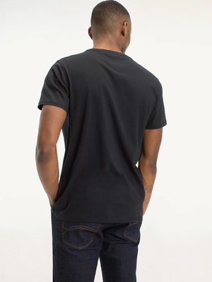 Tommy Jeans pánske čierne tričko - S (078)