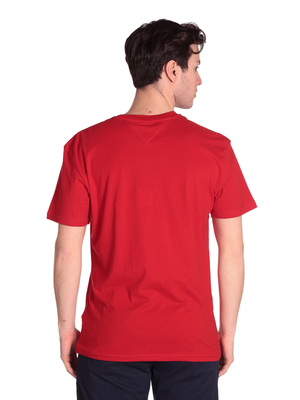 Tommy Jeans pánske červené tričko. - M (XNL)