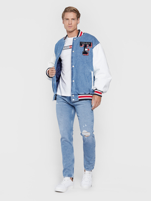 Tommy Jeans pánske biele tričko Essential - L (YBR)