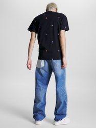Tommy Jeans pánske tmavo modré tričko - M (DW5)