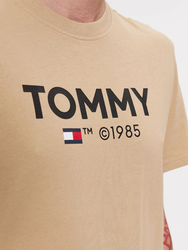 Tommy Jeans pánske béžové tričko - S (AB0)