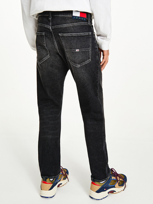 Tommy Jeans pánske čierne džínsy - 33/32 (1BZ)