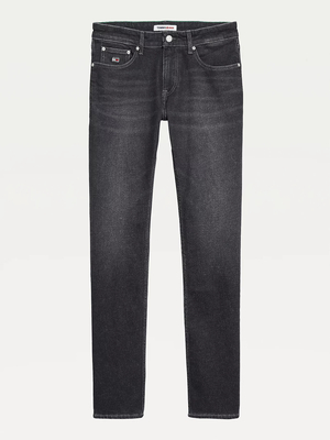 Tommy Jeans pánske čierne džínsy - 31/32 (1BZ)