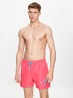 Tommy jeans pánske ružové plavky - S (TJN)