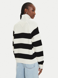 Tommy Jeans dámsky pruhovaný sveter - M (0AR)