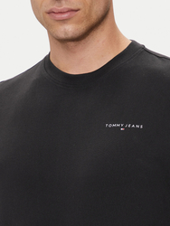 Tommy Jeans pánske čierne tričko - L (BDS)