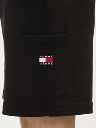 Tommy Jeans pánske čierne šortky - S (BDS)