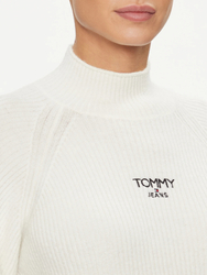 Tommy Jeans dámsky biely sveter - L (YBH)