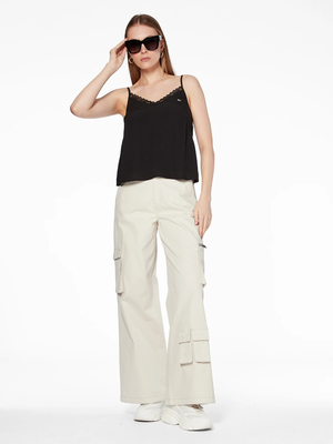 Tommy Jeans dámsky čierny top - XS (BDS)