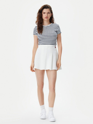 Tommy Jeans dámske pruhované tričko - XS (0FC)
