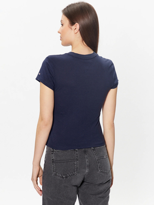 Dámske tmavomodré tričko  Tommy Jeans - L (C87)