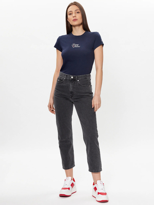 Tommy Jeans dámske tmavo modré tričko - XS (C87)