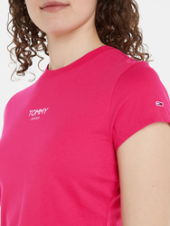 Tommy Jeans dámske ružové tričko - S (TSA)