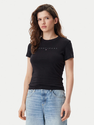 Tommy Jeans dámske čierne tričko - XS (BDS)