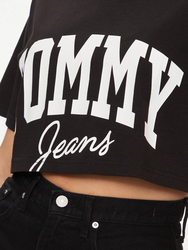 Tommy Jeans dámske čierne tričko. - XS (BDS)