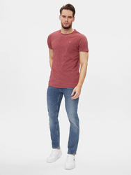 Tommy Jeans pánske červené tričko - L (XJS)