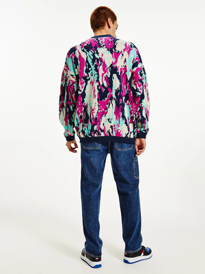 Tommy Jeans pánsky vzorovaný sveter - L (0H7)
