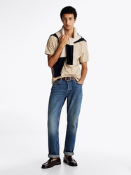 Tommy Hilfiger béžové pánske tričko - L (RBT)