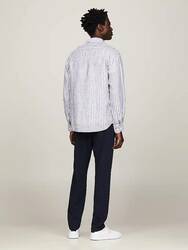 Tommy Hilfiger pánska pruhovaná košeľa Bold - M (0A5)