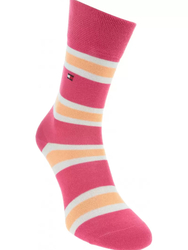 Tommy Hilfiger farebné ponožky 3 pack - 31 (026)