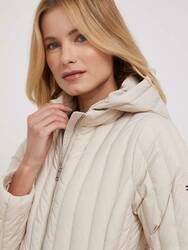 Tommy Hilfiger dámska béžová bunda Feminine - M (ACI)