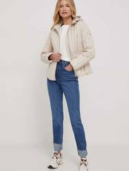 Tommy Hilfiger dámska béžová bunda Feminine - M (ACI)