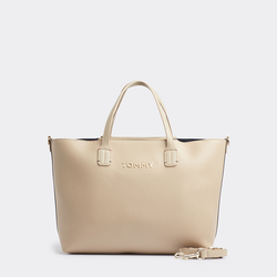 Tommy Hilfiger dámska béžová kabelka Satchel Solid