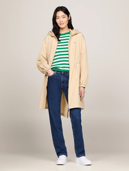 Tommy Hilfiger dámska béžová parka - XXS (ACR)