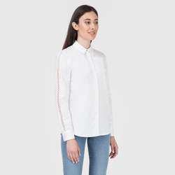 Tommy Hilfiger dámska biela košeľa Daria - XL (100)