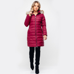 Tommy Hilfiger dámska bordová zimná bunda Essential