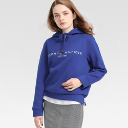 Tommy Hilfiger dámska modrá mikina s kapucňou Hoodie
