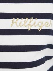 Tommy Hilfiger dámska pruhovaná mikina - XS (0FA)