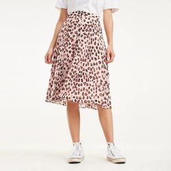 Tommy Hilfiger dámska ružová sukňa s leopardím vzorom