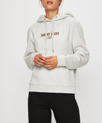 Tommy Hilfiger dámska svetlosivá melírovaná mikina Hoodie