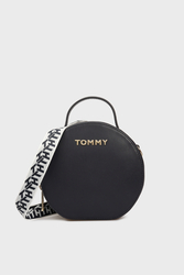 Tommy Hilfiger dámska tmavo modrá okrúhla kabelka Iconic
