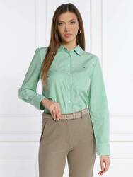 Tommy Hilfiger dámska zelená košeľa Essential - 34 (0CI)
