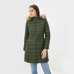 Tommy Hilfiger dámska zelená zimná bunda Essential