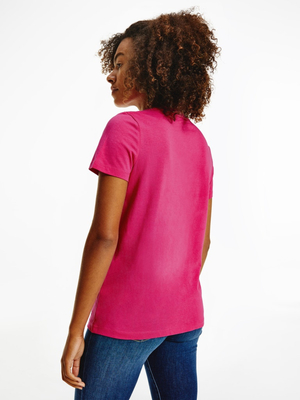 Tommy Hilfiger dámske ružové tričko - XS (TZO)
