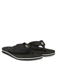 Tommy Hilfiger dámske čierne žabky - 36 (BDS)