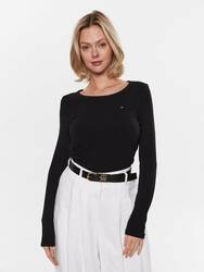 Tommy Hilfiger dámske čierne tričko - XS (BDS)