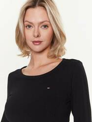 Tommy Hilfiger dámske čierne tričko - XS (BDS)