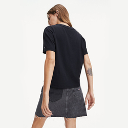 Tommy Hilfiger dámske čierne tričko Tommy - S (BBU)
