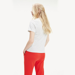Tommy Hilfiger dámske šedé tričko Classics - XS (PPP)