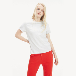 Tommy Hilfiger dámske šedé tričko Classics - XS (PPP)