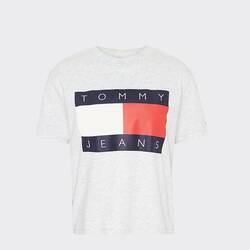 Tommy Hilfiger dámske šedé tričko Tommy - XS (PPP)