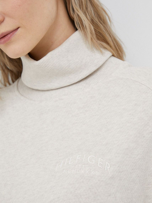 Tommy Hilfiger dámske béžové mikinové šaty - S (ADK)