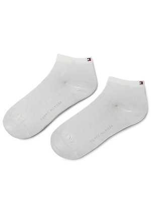 Tommy Hilfiger dámske biele ponožky 2 pack - 35 (300)