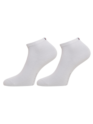 Tommy Hilfiger dámske biele ponožky 2 pack - 35 (300)