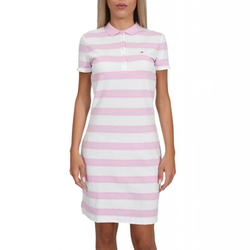 Tommy Hilfiger dámske biele polo šaty s prúžkom New Chiara
