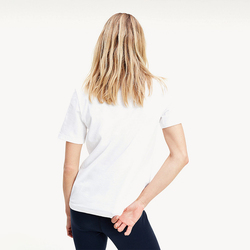 Tommy Hilfiger dámske biele tričko - L (YBR)